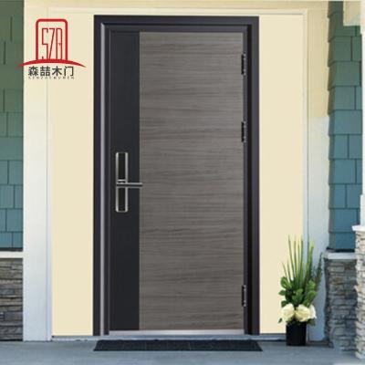 China Cheap Decoration SZD Price White Color Steel Door for sale