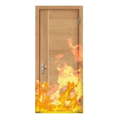 China Modern Interior Fire Protection SZD Door Fire Rated Fireproof Fire Resistant Wooden Doors for sale