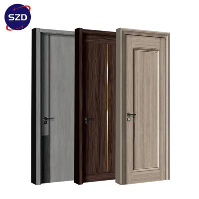 China Sound insulation interior door high quality wooden door for bedrooms office wooden door designs for sale