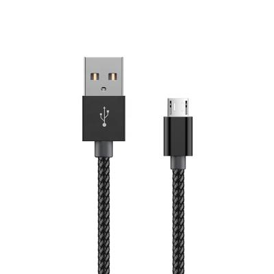 China 2020 hot sale 0.3m mobile phone braided cable micro usb data cable high speed charger cable for smart phone for sale