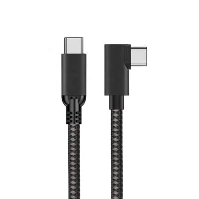 China USB 3.1 GEN 2 C 90 Degree Mobile Phone USB Type-C Cable Fast Charging 10Gbps Data Cable for sale