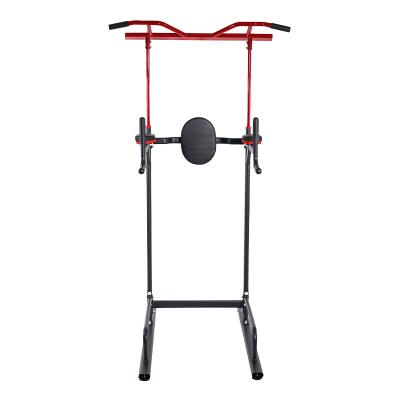 China Home Use Fitness Strength Training Workout Power Tower Dip Station Pull Up Bar For Home for sale