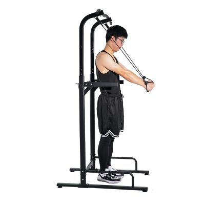 China Hot Selling Fitness Home Use Chin Up Dip Station Multi Functional Horizontal Pull Up Bar Power Tower for sale