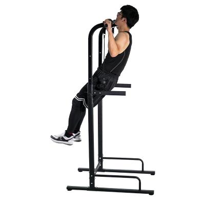 China Home Fitness Equipment Free Use Standing Pull Up Bar Dip Station Power Tower For Home Gym for sale