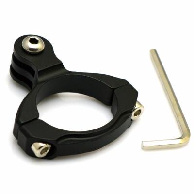 China Flexible Metal Bicycle C Mount Clip Handlebar Seatpost Clamp Holder Adapter To Go Pro Accessories for sale