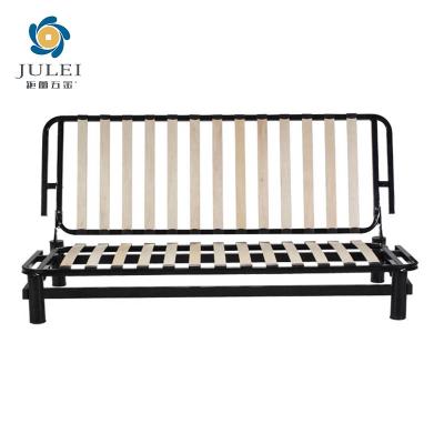 China Foldable New Release Space Saving Click Clack Sofa Easy Handle Wooden Folding Inside Sofa Beds Mechanism for sale