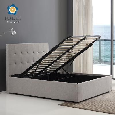 China Minimalist Elegant Style High-Capacity Under Double Size Lift Up Sofa Bed Frame With Deep Storage Space for sale