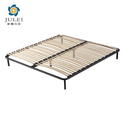 China KD Minimalist Style Quality Control Stable Wholesale Rugged Fine High Quality Adjustable Platform Double Bed Frame for sale