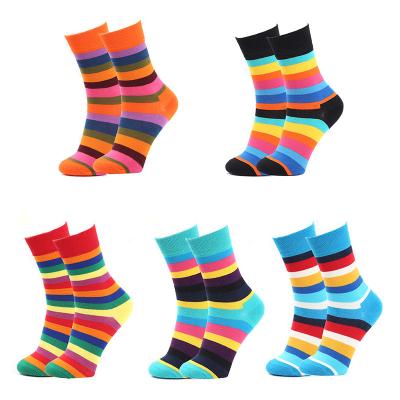 China Wholesale Custom Colored Men's Happy Socks Novelty Sporty Unisex Quality Different Kinds for sale