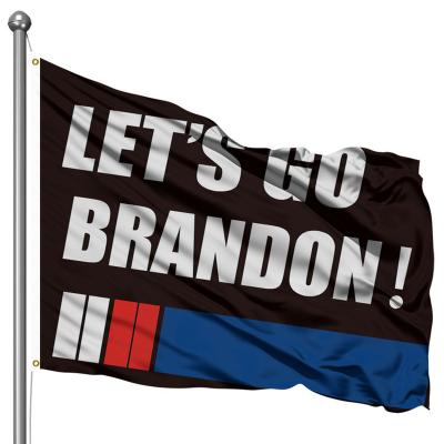 China Health Care Institutes Hanging Polyester Printing Flags Custom 90x150CM FlagLet Go Brandon for sale