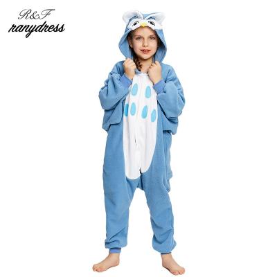 China Fancy Kids Dress Up Wholesale Animal Owl Cosplay Children Pajamas Halloween Costume For Kids for sale