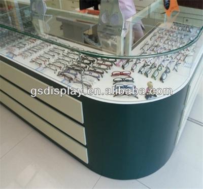 China Shiny Shopping Mall MDF Tall And Glass Watch Showcase Cabinet And Watch Display Counter for sale