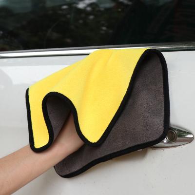 China Viable Microfiber Clean Wash Car Detailing Logo Microfiber Clean Wash Car Towel Custom Drying Towel for sale