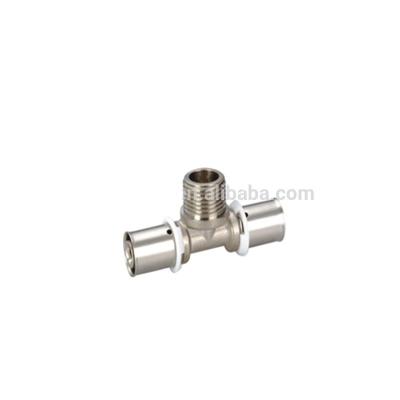 China Wholesale U type fitting/press fitting/male/press fitting brass pipe fitting 1/2'| 6' for sale