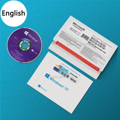 China Genuine OEM Windows 10 Windows 10 DVD Key System Software Windows 10 Professional Full Package English Global Version Online Activation for sale