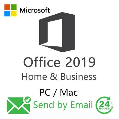 China Original Genuine Office 2019 Home & Business Key Card For Win&Mac Online Activation Send By Email Offcie 2019 Home & Business for sale