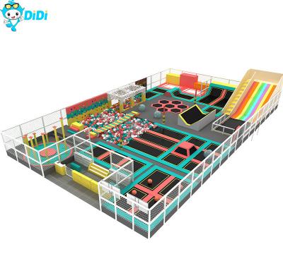 China Gesundes Indoor-Trampolin-Spielgebiet Indoor-Trampolin-Platz für körperliche Entwicklung zu verkaufen