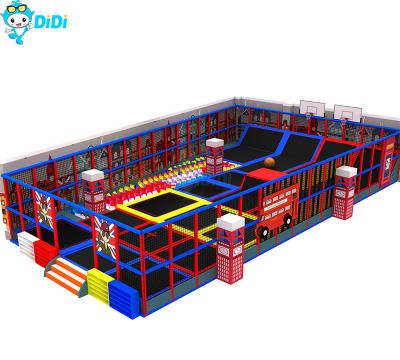 Chine Parc d'attractions de trampoline certifié CE Grand parc de trampoline Couleur personnalisée à vendre