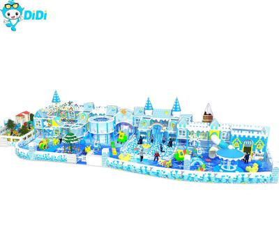 China Snow Themed Kids Indoor Parks Slide Indoor Amusement Equipment OEM for sale