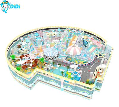 China Naughty Castle Soft Play Equipo de juegos infantiles en interiores certificado TUV GS en venta