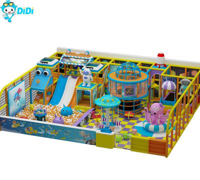 China Espacio Residencial Temático de Niños Centro de Juego Soft Indoor Con Bolas de Océano de Deslizamiento en venta