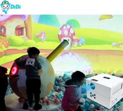 China Proyector de pared interactivo para el patio de juegos para niños Proyector de juegos de bolas de ruedas en venta