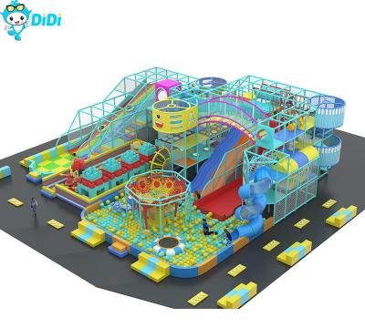 China TUV Certified Jungle Theme Indoor Playground Equipment With Slide Eco Friendly for sale