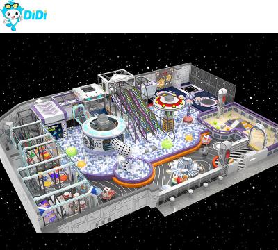 Chine CAD dessin de l'espace à thème enfants jeu doux terrain de jeu intérieur avec équipement de diapositives à vendre