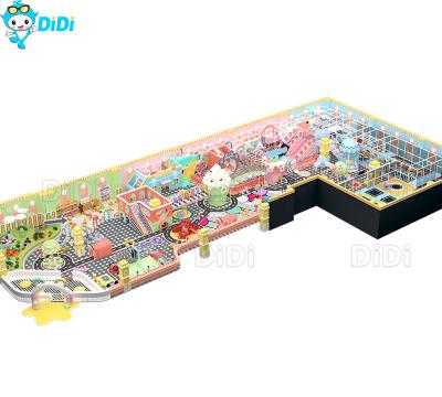 China Candy Themed Children Indoor Playground Soft Play Kids Park Equipment for sale