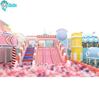 Cina EN And ASTM Certified Candy Themed Kids Castle Park Indoor Playground in vendita