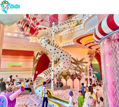 China Sweet Color Naughty Castle Kids Sports Playground Indoor Play Center Indoor Playground for sale