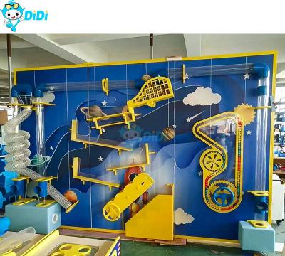 China Customized Indoor Playground Interactive Wall Games Space Theme Interactive Ball Wall for sale