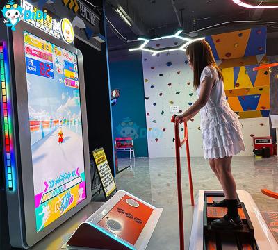 China Las carreras de nieve en interiores para la velocidad simulador caliente Hielo de entretenimiento Arcade de esquí en venta