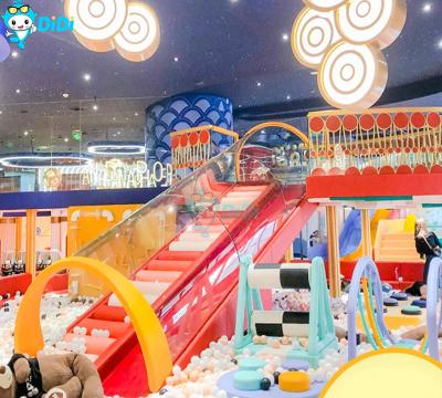 China Children'S Center Comfortable Indoor Soft Playground With Colorful Soft Toys Soft Slide for sale