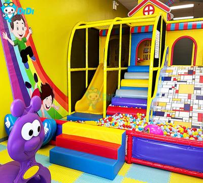 China Kinderspeelplaats Naughty Castle Indoor Soft Playground Equipment Indoor Home Playground Te koop