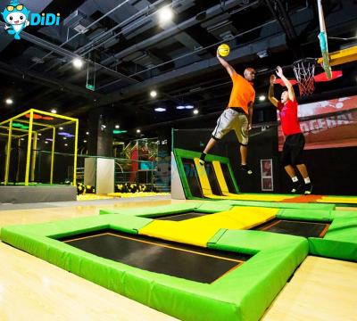 China Serviço único 180m2 Entretenimento personalizado Recreio de trampolins indoor à venda