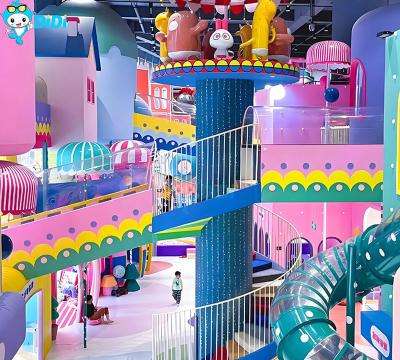 Cina Parco giochi per bambini attrezzature di gioco a schiuma scivolo castello scortese parco giochi indoor in vendita