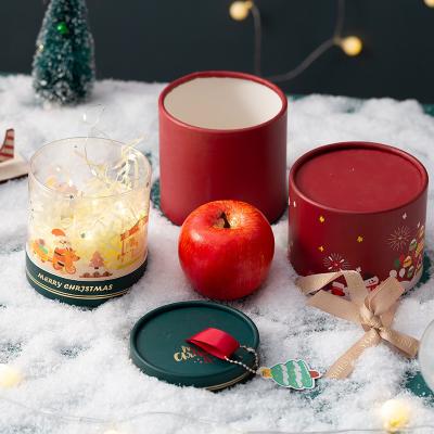 China Recyclable Christmas Apple Box Eve Christmas Fruit Small Gift Box for Merry Christmas for sale