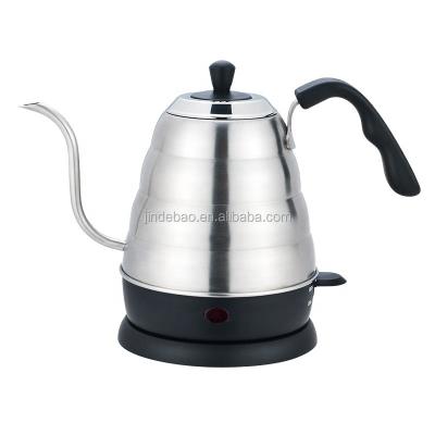 China 360 Degree Rotation Base 360 ​​Degree Electric Kettle 1.0L 1200W Stainless Steel Goose Neck High Quality Spout for sale