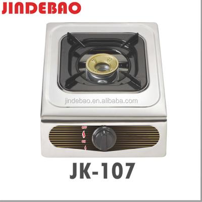 China Homes OEM Home Appliance Cooker 1 Burner Stainless Steel Gas Stove JK-107 for sale