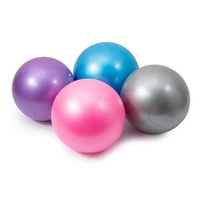 China Mini Pilates Exercise Custom Gym Anti-burst Fitness Yoga Ball Soft Balance Ball Style Small Yoga Massage Ball for sale