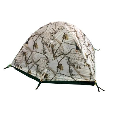 China Silver coating to protect the sun dome camping tent OEM waterproof 2 person outdoor camping tent for sale