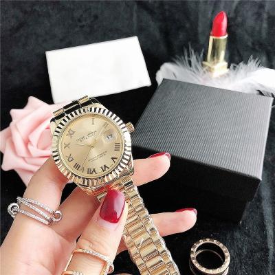 China Water Resistant Fashion Trend Watch Supplier Men And Women Elegant Quartz Watch Stainless Steel Watch With Box 07 for sale