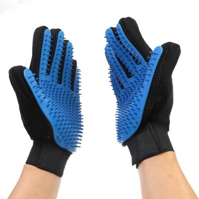 China Update Version 259 Viable Tips Pet Grooming Brush Clean Soft Deshedding Glove Dog Bath Glove Effective Pet Hair Remover Glove for sale