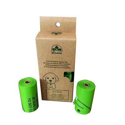 China Viable Custom Cheap Private Label Printed Biodegradable Flushable Dog Poop Waste Bag for sale