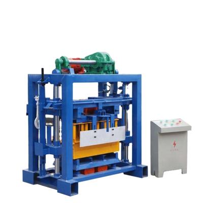 China Qt40-2 Hotels Manual Brick Making Machine Perforated Concrete Block Machine Brick Plant for sale