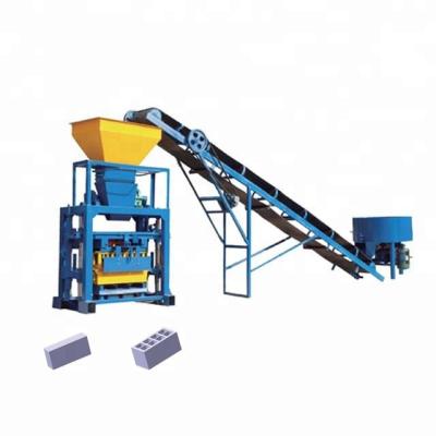 China Building material shops manual cavity block making machine qt40-1 cement brick production line porous block making machine for sale