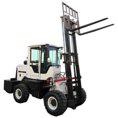 China Hotels Professional 5ton Rough Terrain Forklift 4x4 Off Road Forklift Manufacturer for sale