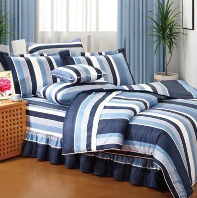 China Nondisposable 100% Cotton Fitted Sheet Bedding Set for sale