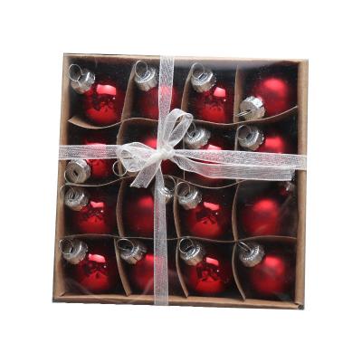 China Christamas Tree Decoration Excellent Quality Glass Ball Christmas Ball Gift Box Christmas Tree Ornaments With Ball for sale